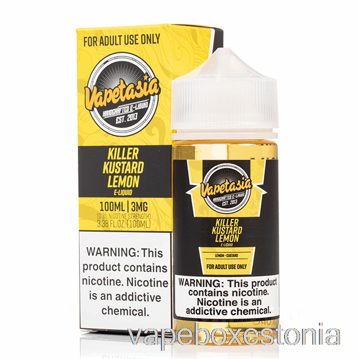 Vape Box Estonia Killer Kustard Sidrun - Vapetasia - 100ml 0mg